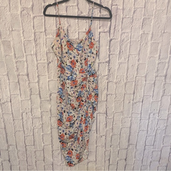 VERONICA BEARD Annabelle Silk Midi Dress Floral Size 4 - Picture 6 of 10